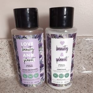 Love Beauty & Planet Argan Oil & Lavender Sulfate Free Haircare Bundle